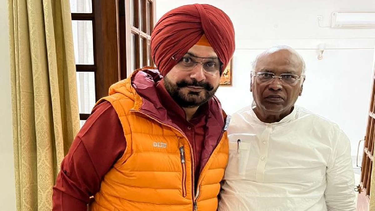 After meeting Rahul Gandhi, Priyanka, Navjot Singh Sidhu calls on Congress chief Mallikarjun Kharge