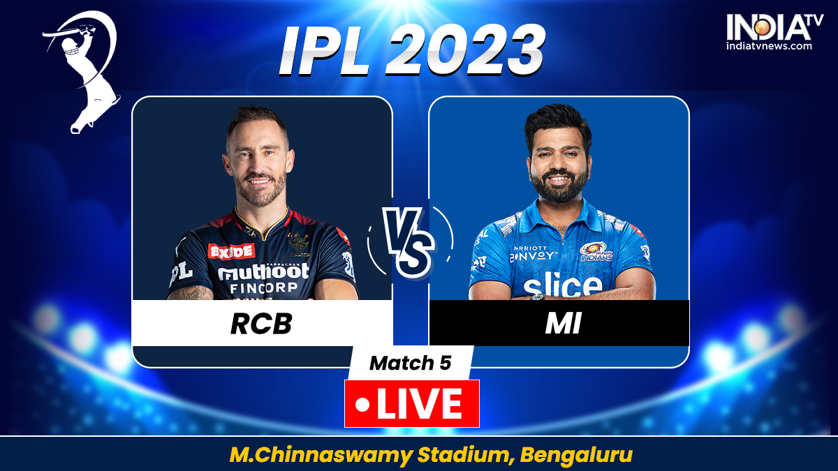 RCB vs MI IPL 2023 Highlights Royal Challengers Bangalore thrash Mumbai Indians by 8 wickets Cricket News
