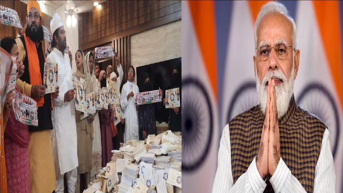 11 lakh 'Thanks Modiji' postcards from Muslim women, poor people to be delivered at PM's residence on Eid