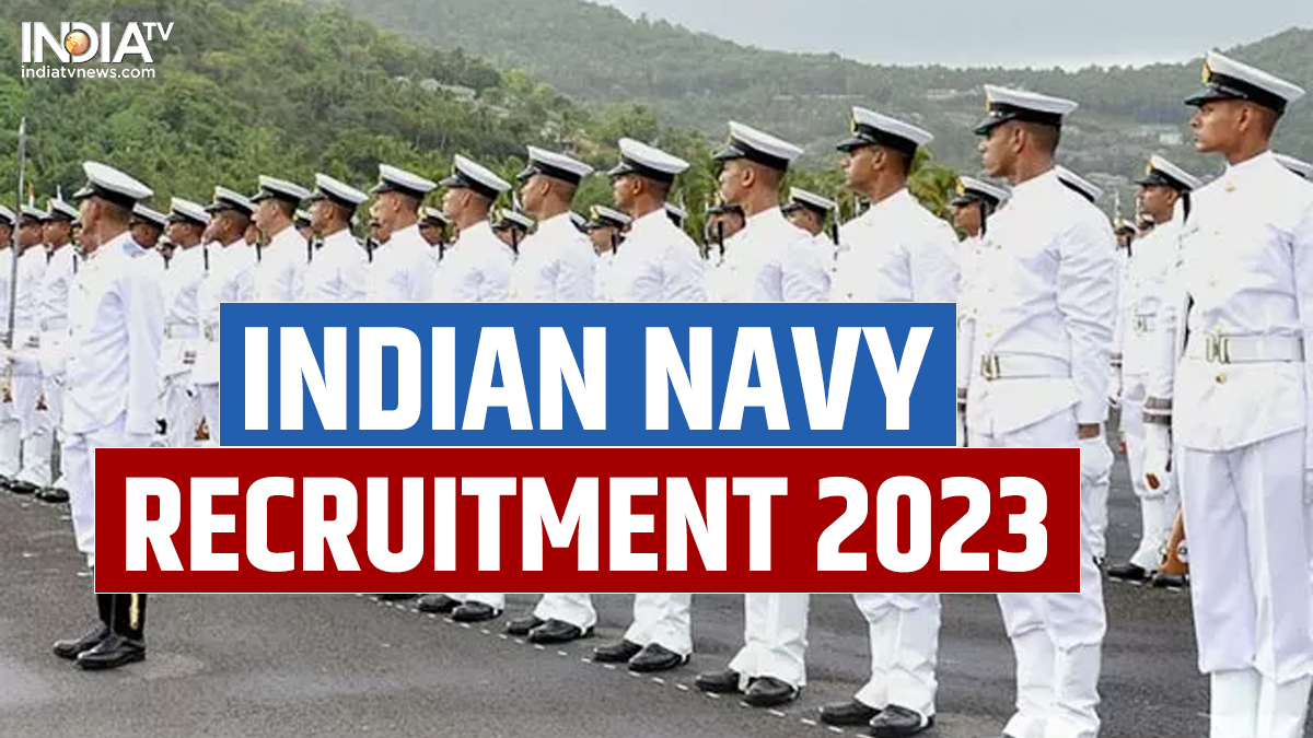 Indian Navy recruitment 2023 apply online for short service commission