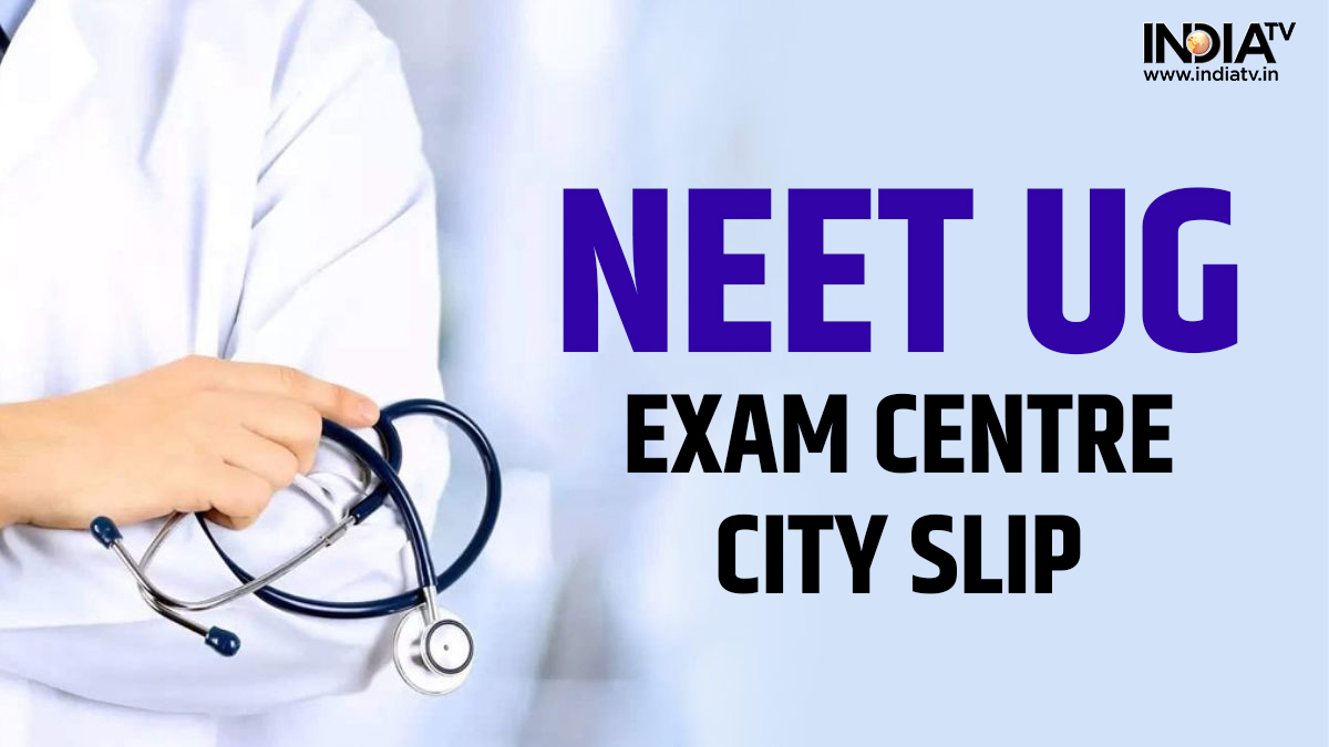 NEET UG 2023 exam centre city slip released at neet.nta.nic.in, check how to download