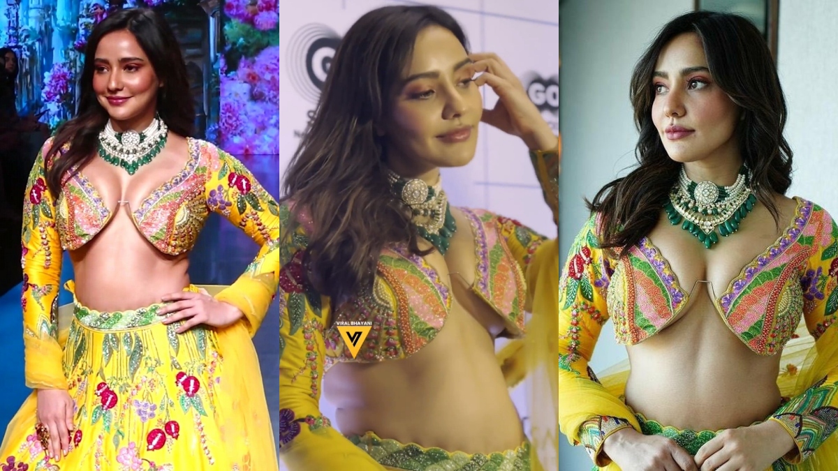 1200px x 675px - Neha Sharma's oops moment in bold bralette while walking ramp invites heavy  trolling. Watch Video â€“ India TV