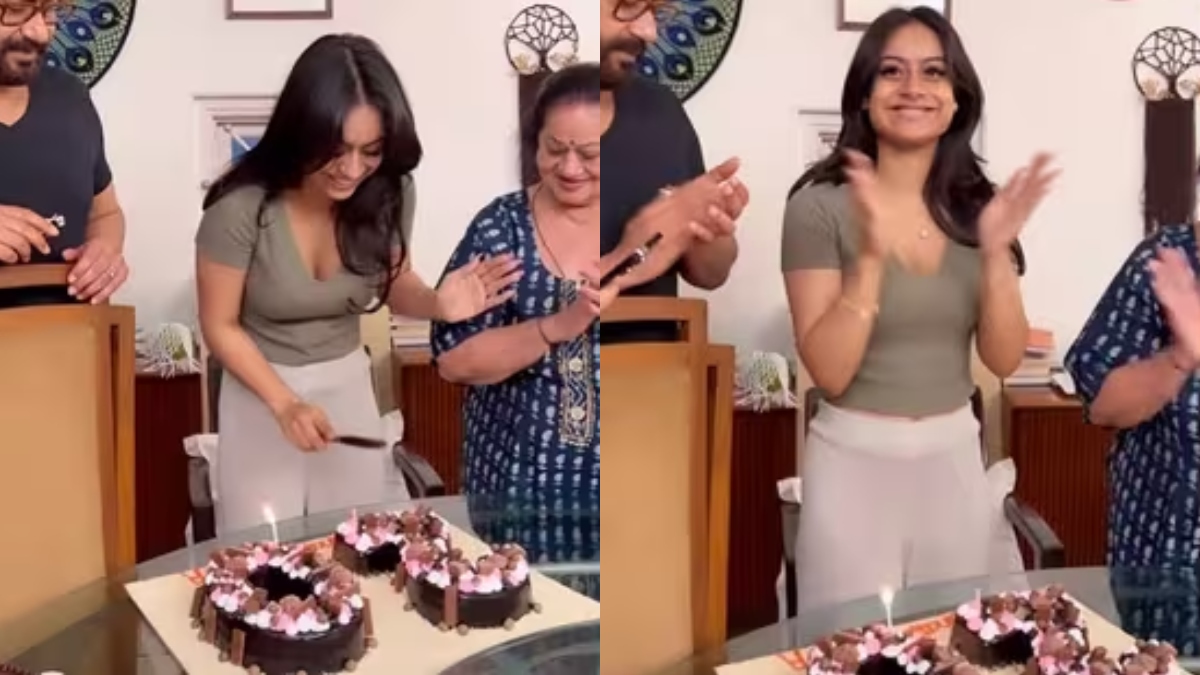 Nysa Devgan's 20th birthday celebration was all about family and love | Viral Video