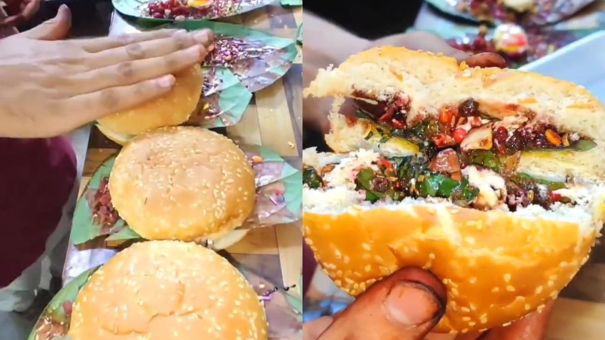 Hell! bizarre Paan-Burger combo makes the internet cringe... Would you like to try it?