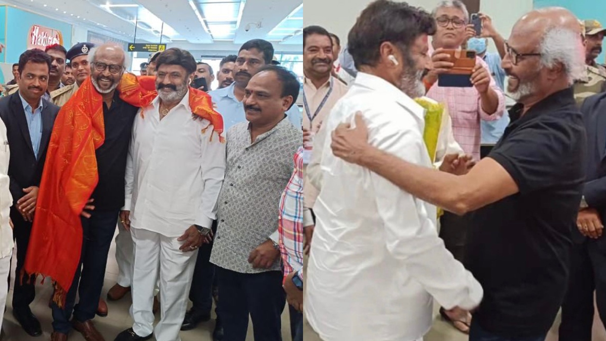 Rajinikanth attends Sr NTR's 100th birth anniversary celebrations; gets warm welcome from Balayya