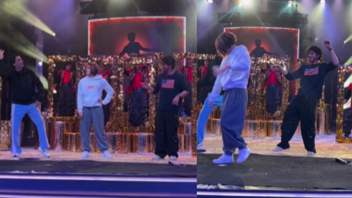 Shah Rukh Khan Dances To Dil To Pagal Hai Song With Shiamak Davar