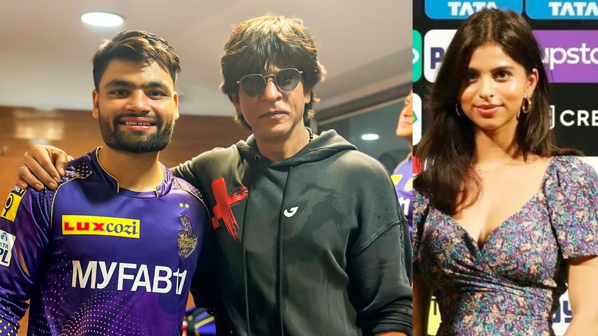 Shah Rukh Khan-Suhana hail Rinku Singh's 5 successive sixes at IPL 2023 with special Pathaan poster