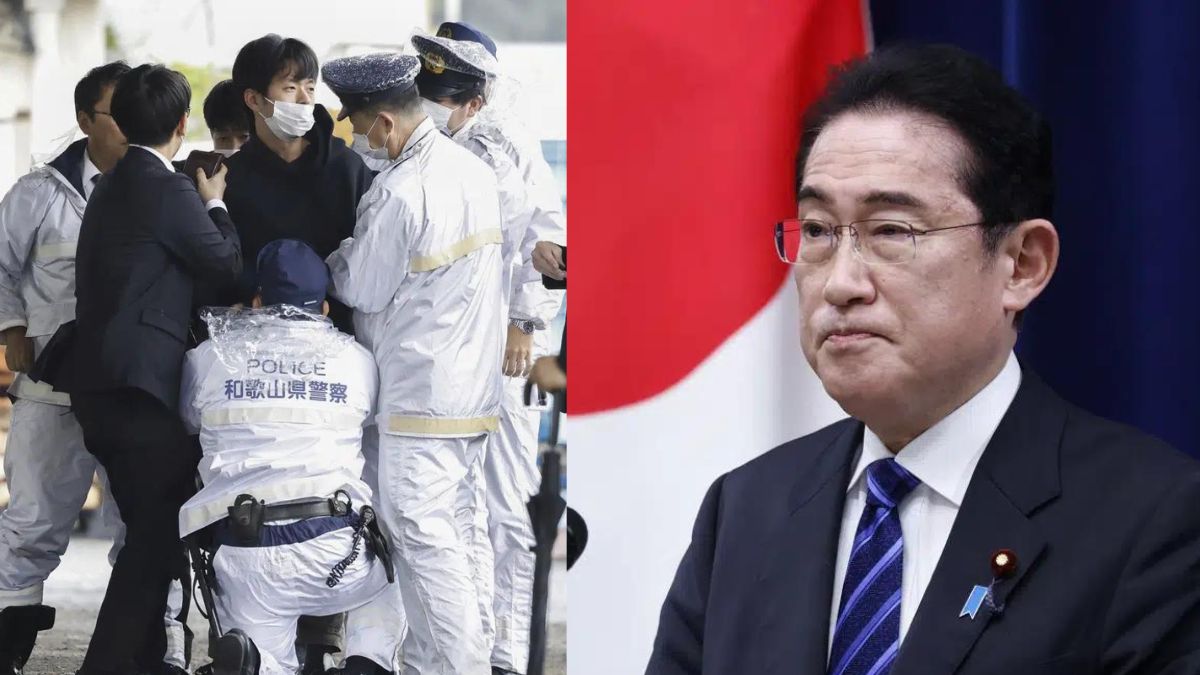 Japan PM Fumio Kishida's first reaction after blast during his speech in Wakayama I DETAILS