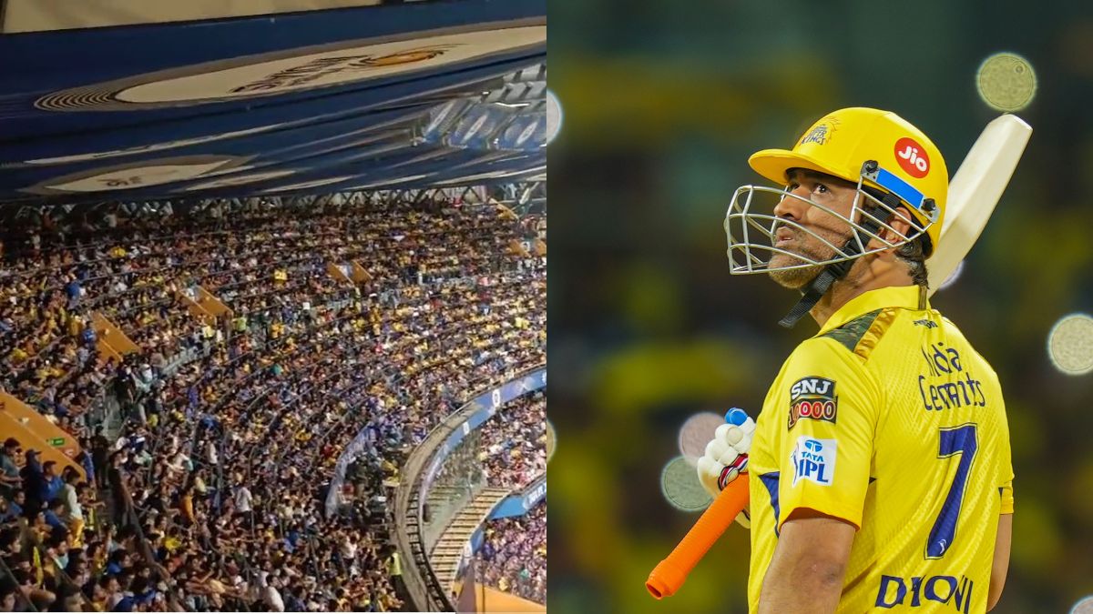 Mi Vs Csk We Want Dhoni Chants From Fans Light Up Wankhede Stadium In Mumbai Watch Mi Vs Csk We Want Dhoni Chants From Fans Light Up Wankhede Stadium In Mumbai Watch