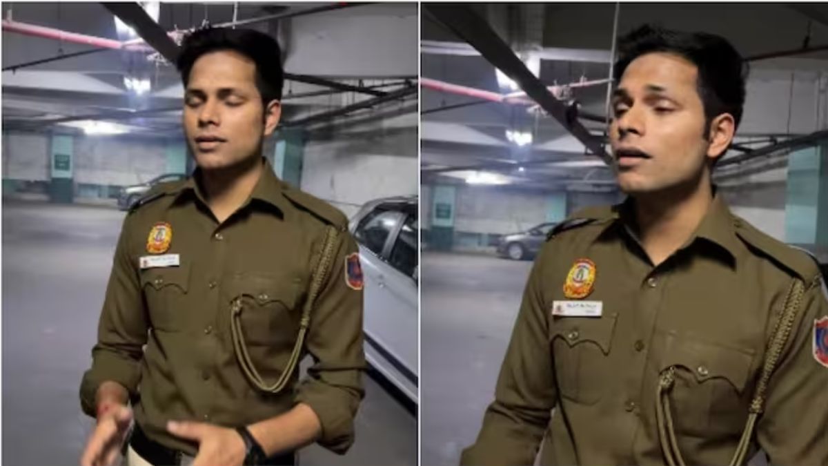 Delhi Police constable sings Dil Sambhal Ja Zara, his soulful voice wins hearts online. Watch