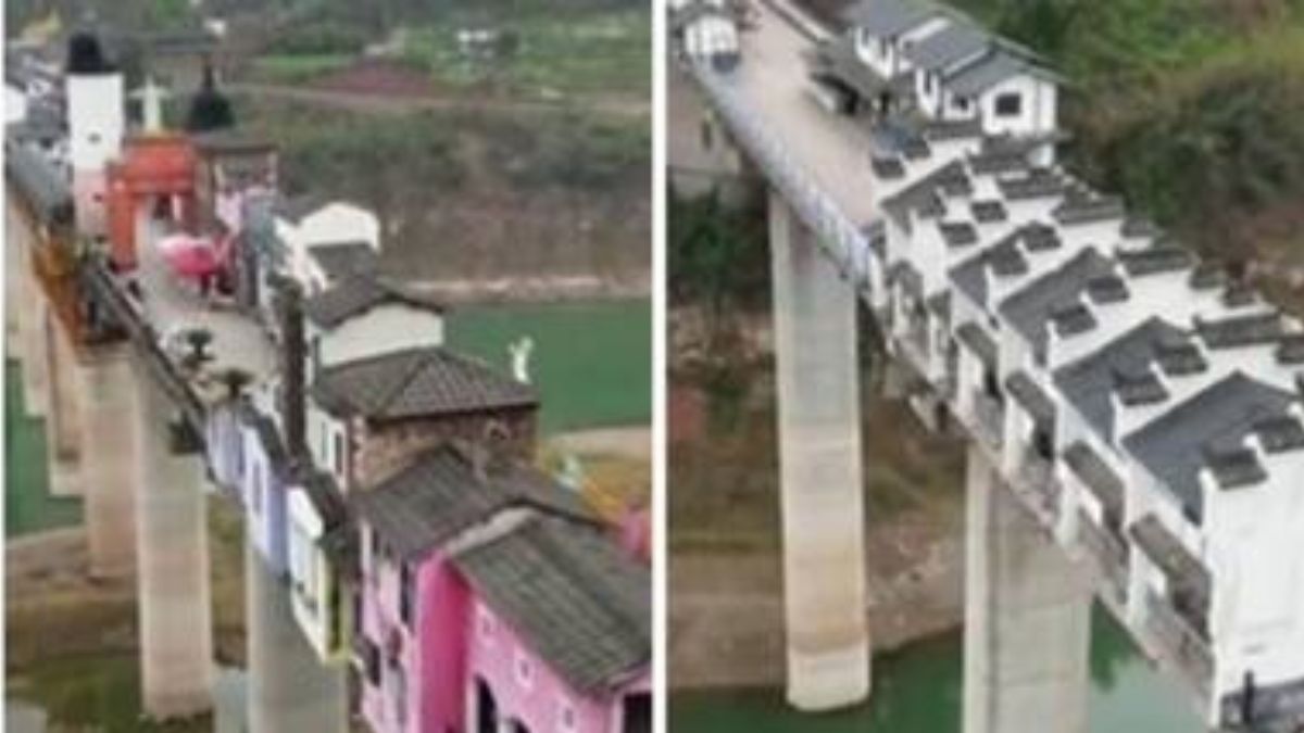 Township built on bridge in China stuns netizens, Harsh Goenka shares viral video