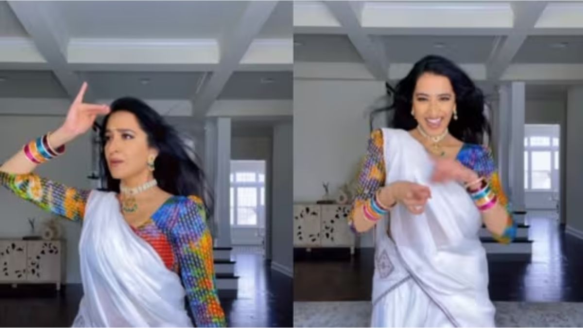 Woman dances gracefully to Neend Churayee Meri, netizens compare her to Madhuri Dixit. Watch