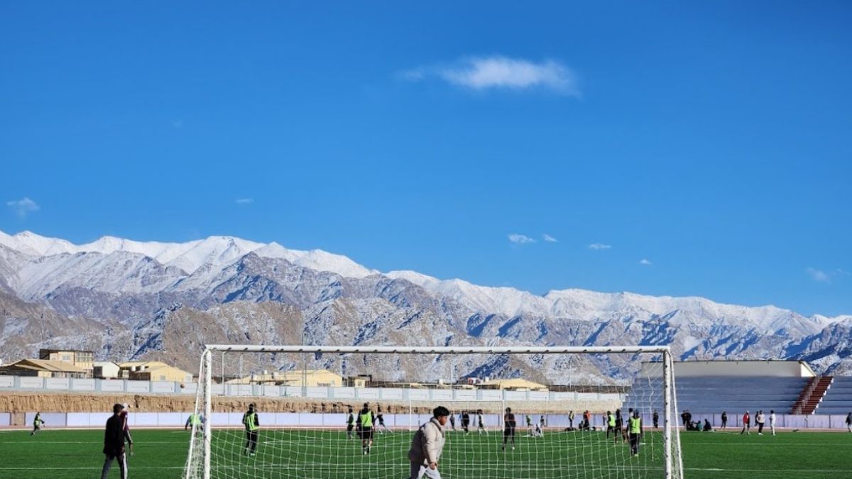 Anand Mahindra wants to attend a match at new football stadium in Ladakh, shares breathtaking pics