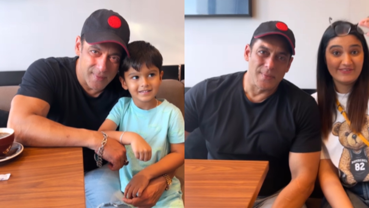 Salman Khan adorably poses with Sania Mirza's son Izhaan and sister Anam; fans shower love