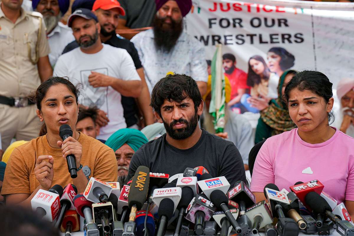 Wrestlers Protest Delhi Police Records Statements Of Sexual Assault