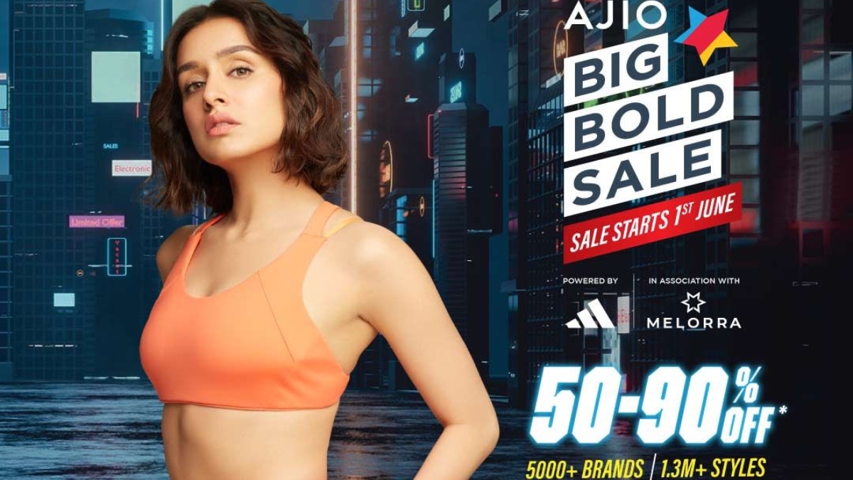 AJIO 2023 Big Bold Sale: Shraddha Kapoor and Rana Daggubati announce  'Fashion's Most Wanted' campaign – India TV