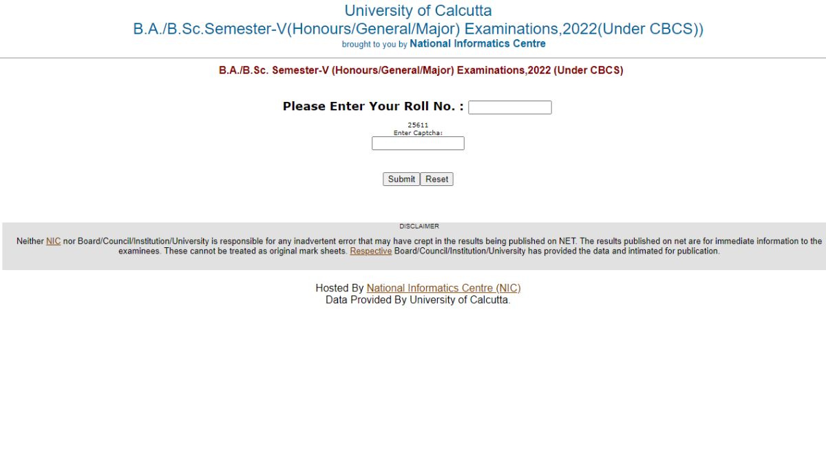 Calcutta University 5th Semester Result 2023 OUT , Get Link Here – India TV