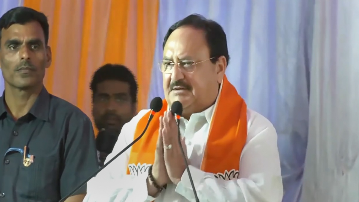 Exclusive: 'Congress, PFI & Karnataka election'- JP Nadda slams grand old party. Watch