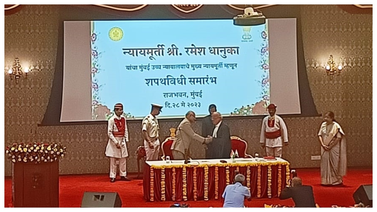 Justice Dhanuka takes oath as Chief Justice of Bombay High Court