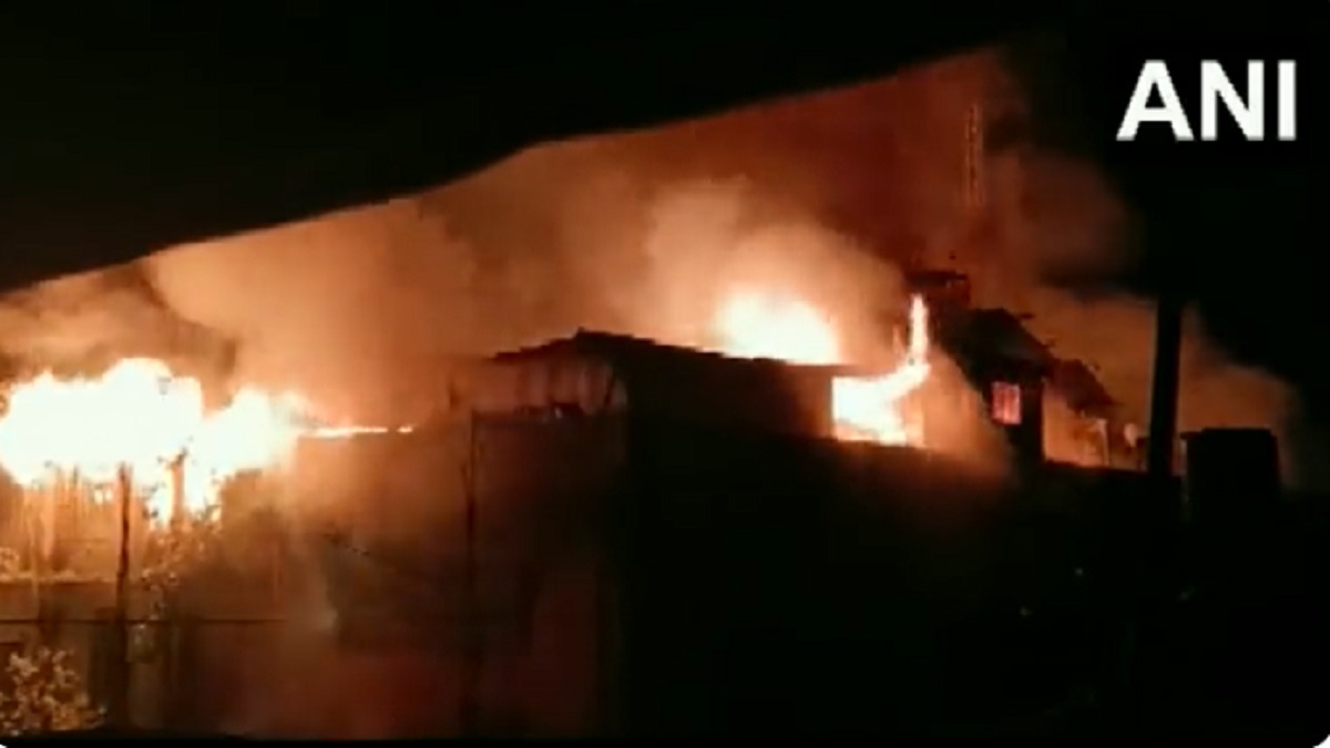 Assam: Massive fire breaks out at cloth store in Sivasagar's market area, no casualty reported