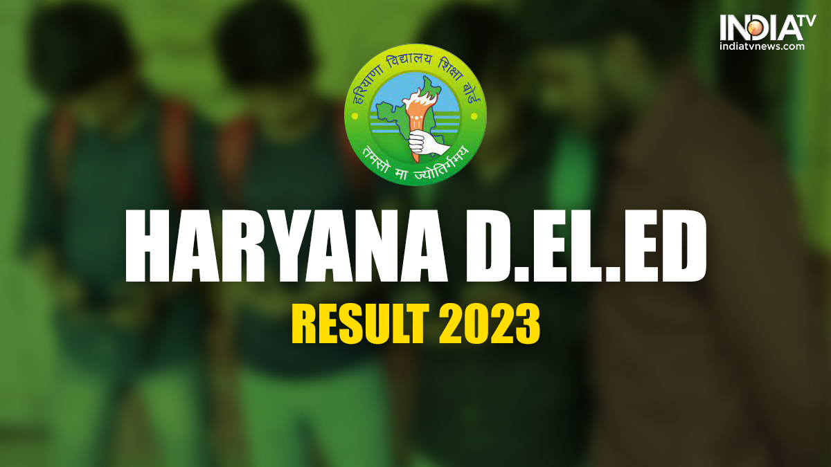 Haryana D.El.Ed Result 2023 out at bseh.org.in, check roll number wise result