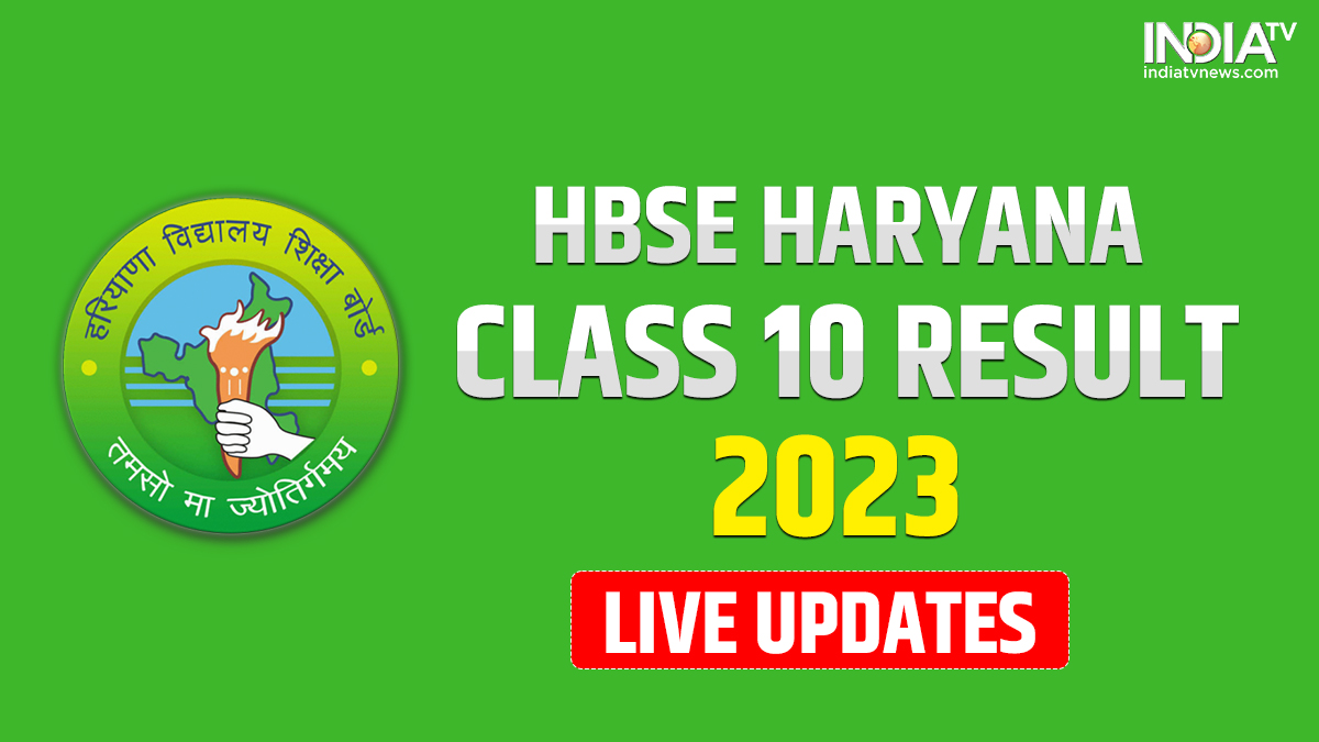 HBSE Result 2023 (OUT) Live: Haryana Board 10th result declared at bseh ...