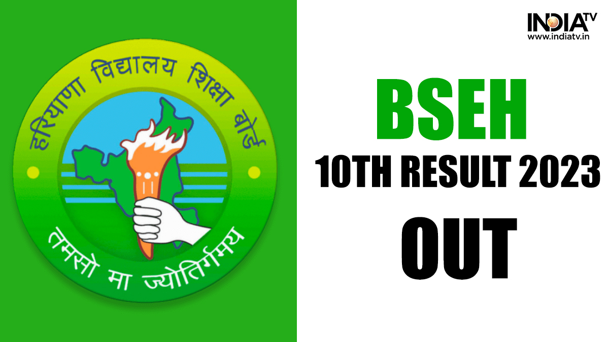 BSEH 10th Result 2023 Declared at bseh.org.in; Direct link