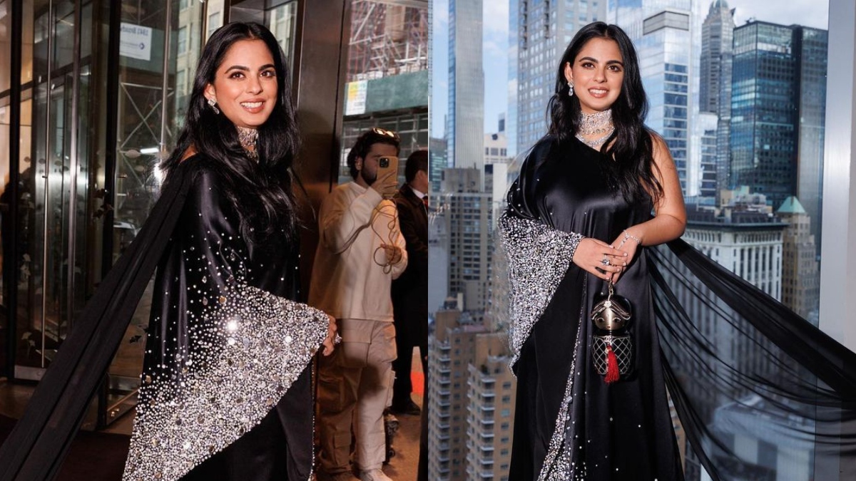 Isha ambani best sale diamond dress