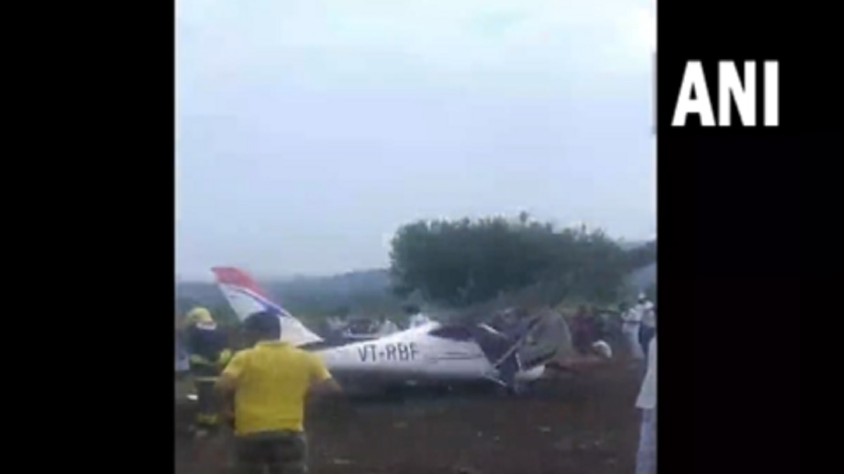 Karnataka: Two pilots injured after training aircraft makes emergency landing near Sambra airport in Belagavi