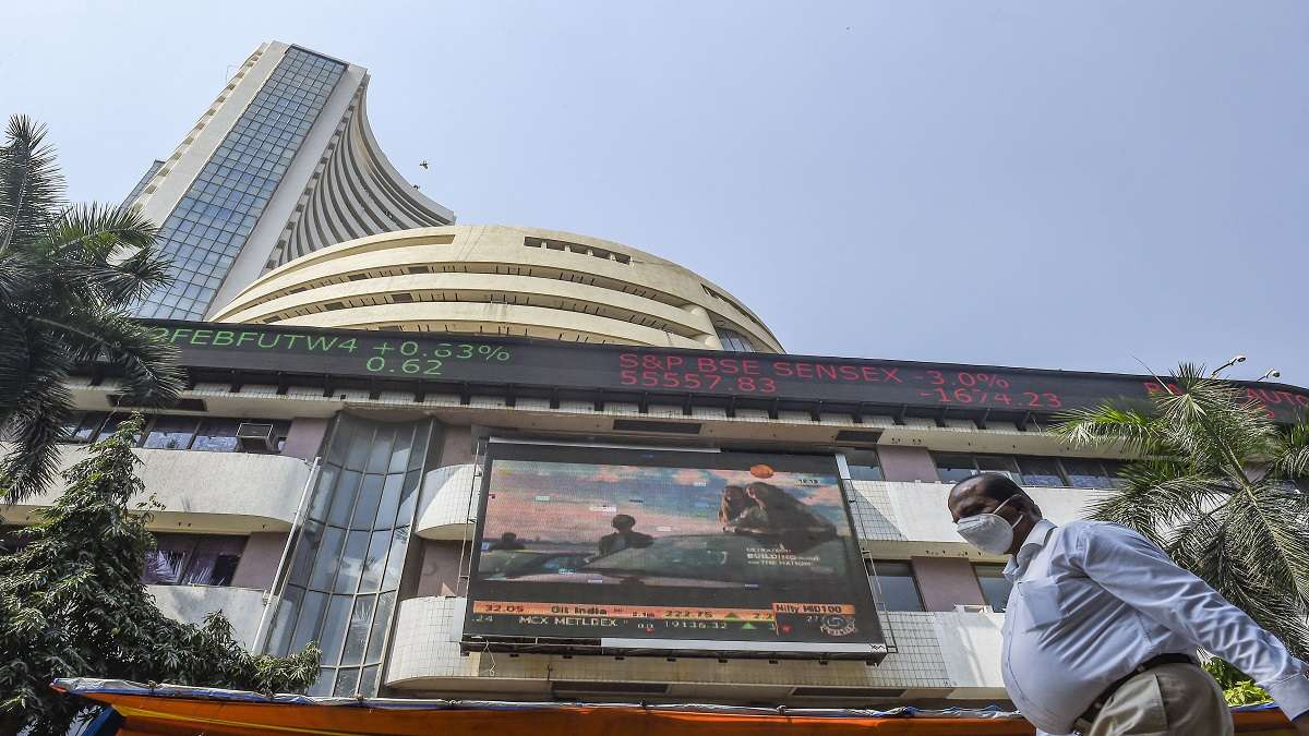 Markets decline in early trade after four days of rally; Rupee falls 3 paise against dollar