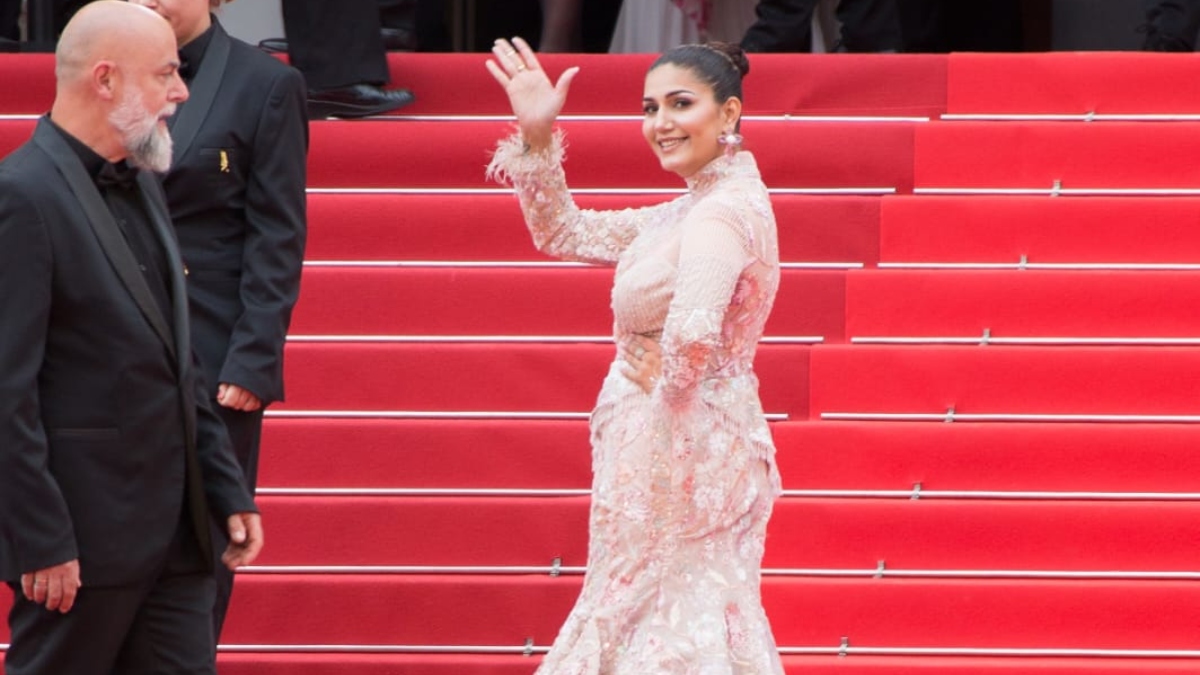 Haryanvi sensation Sapna Choudhary makes her Cannes red carpet debut