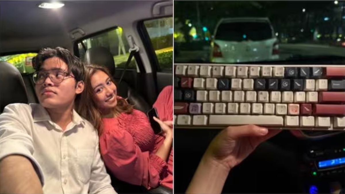 Man's unique way of asking woman to be his girlfriend with keyboard goes crazy viral