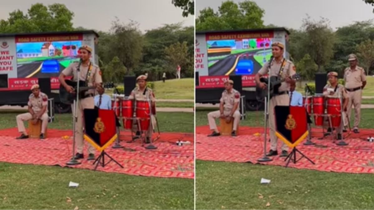 Delhi cop Rajat Rathor's soulful rendition of Tera Hone Laga Hoon goes viral. Watch