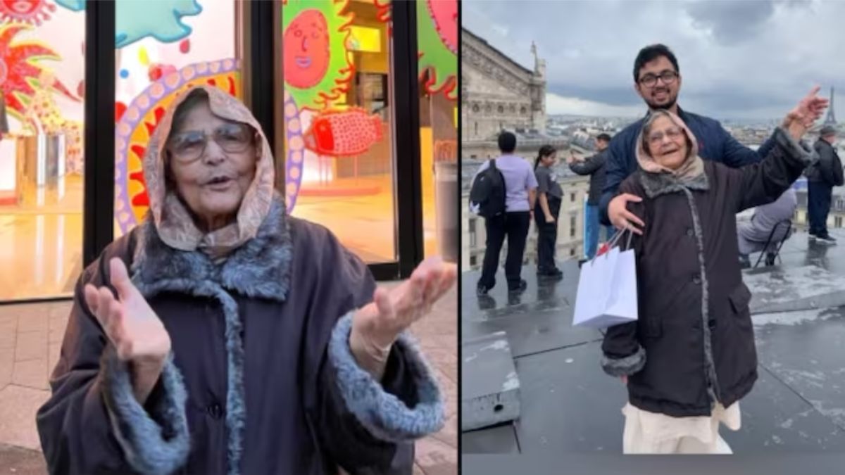 UK dentist takes grandmother on dream trip to Paris, netizens are touched. Watch