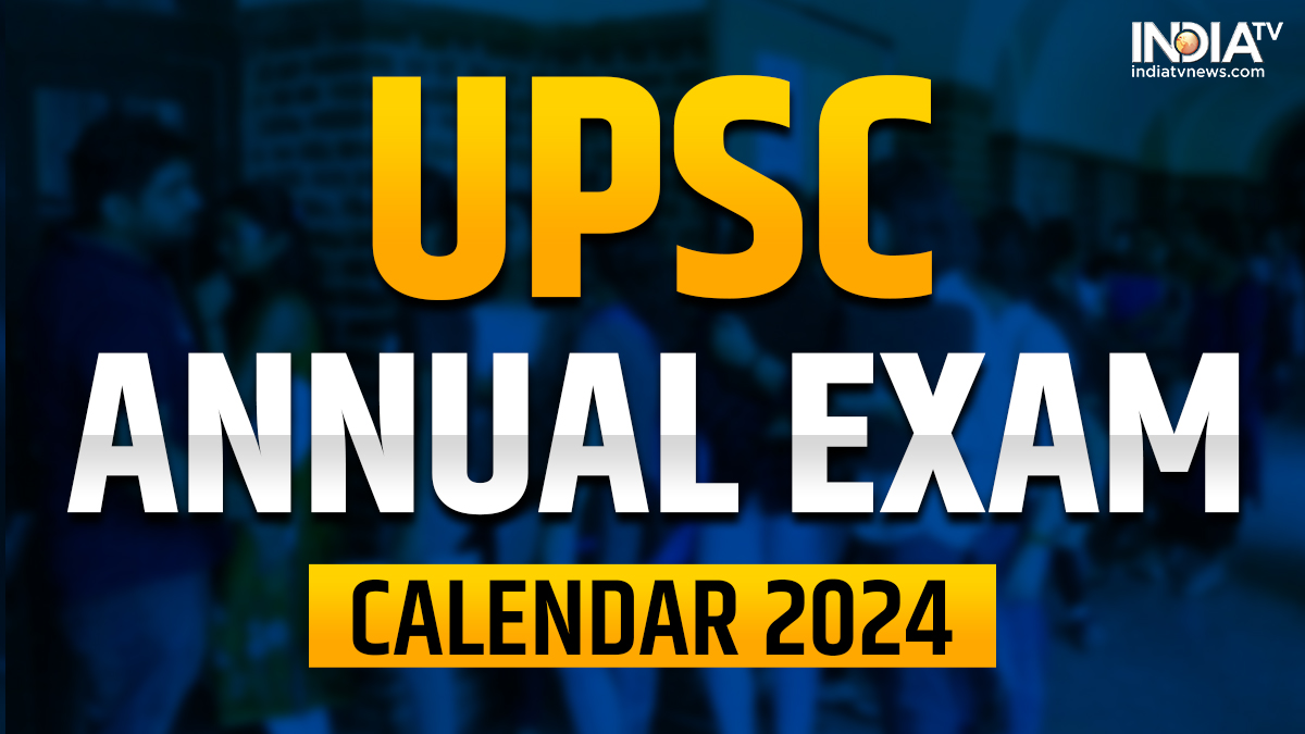 UPSC Annual Calendar 2024 PDF out: Civil Services Prelims exam on May