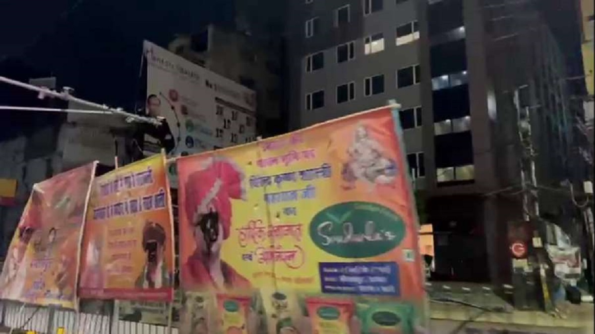 Bihar: Baba Bageshwar's posters blackened in Patna; political uproar brews over his 'Hindu Rashtra' remark