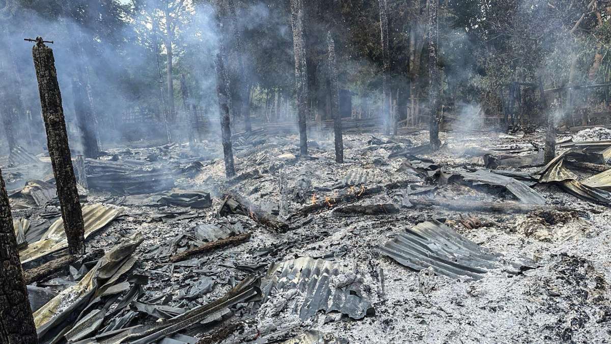 Myanmar: Military fighter jets airstrike on Nyaung Kone village kill 10 civilians, several injured