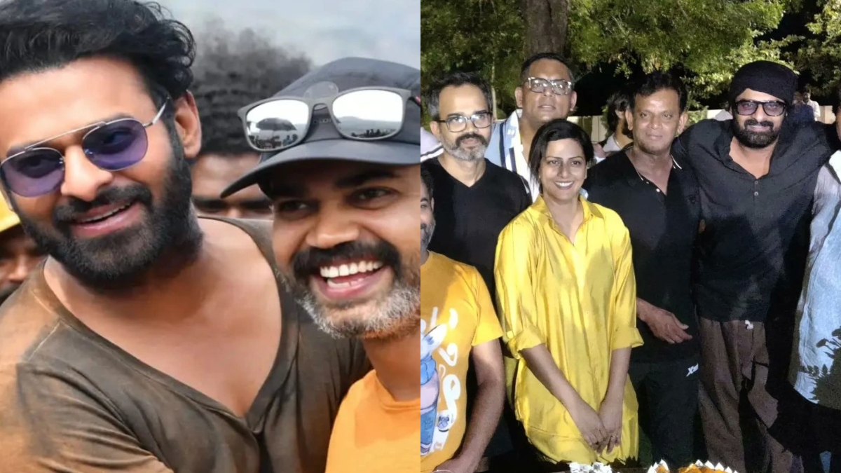 Prabhas celebrates KGF director Prashanth Neel's birthday on sets of 'Salaar' | Unseen photos