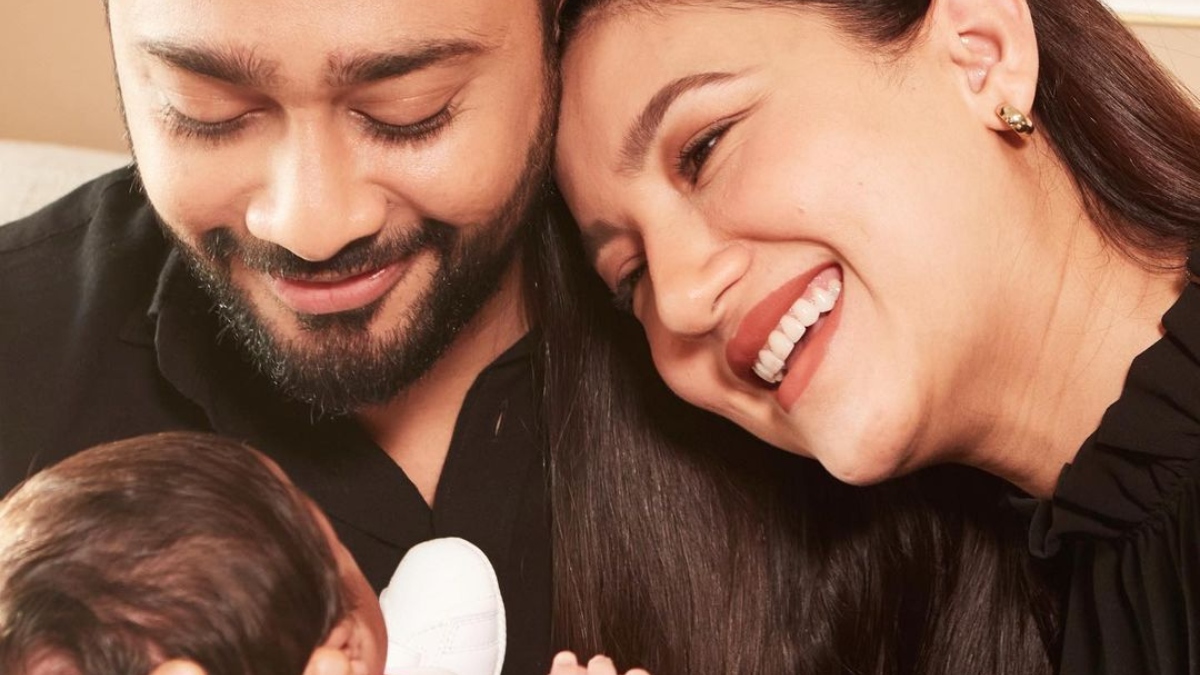 Gauahar Khan & Zaid Darbar introduce their son Zehaan to the world; See first pics