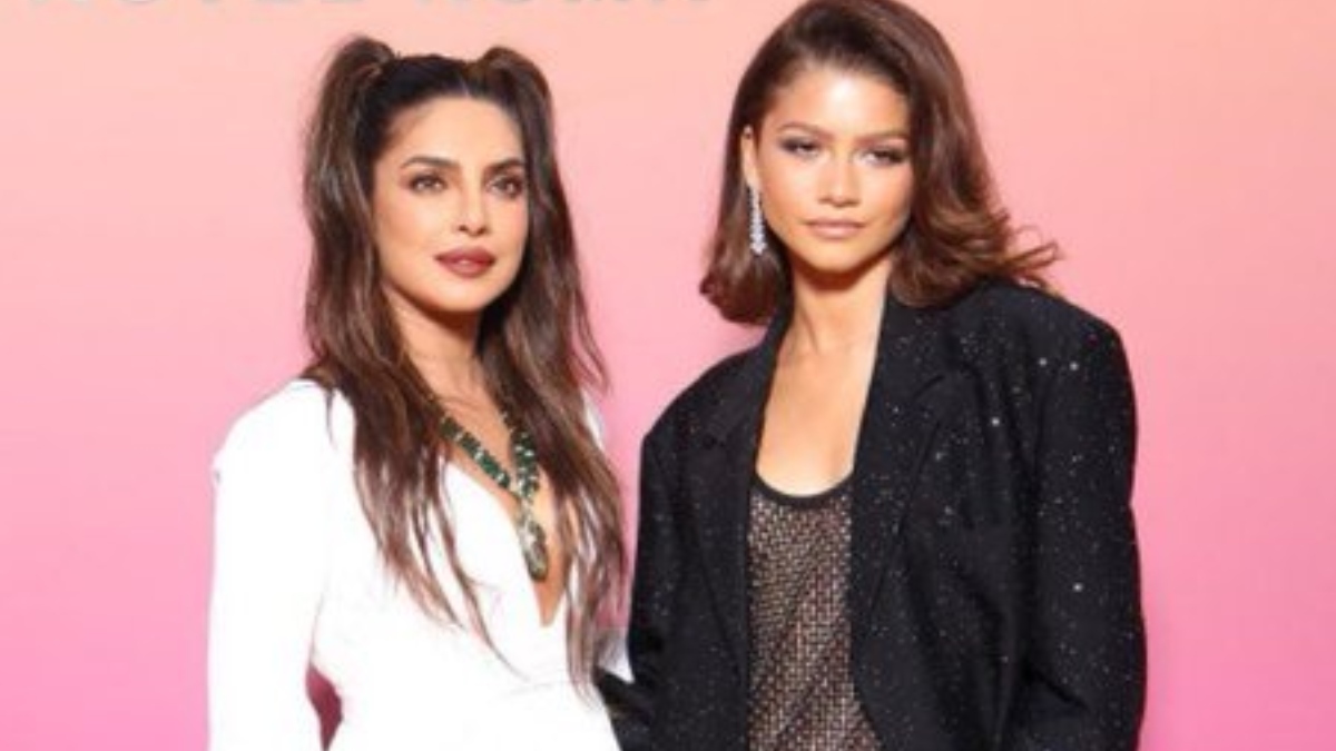 Priyanka Chopra and Zendaya pose together for the launch of the Bvlgari hotel in Rome |  to see photos