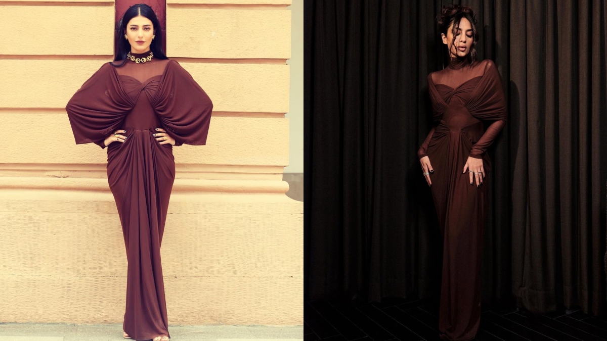 Fashion Face-off | Shruti Haasan vs Sobhita Dhulipala: Who wore Deme drape gown better?