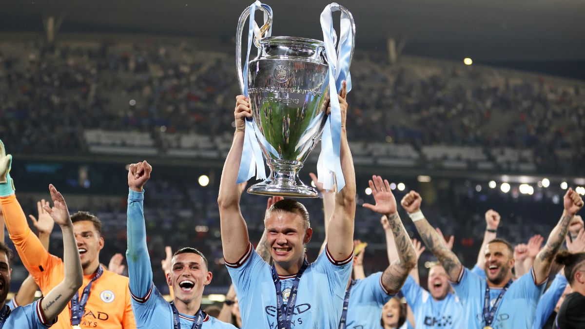 A escalação do Manchester City contra a Inter de Milão na final da  Champions League 2022/23