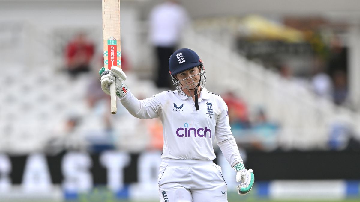 Women's Ashes 2023: Tammy Beaumont hits record double ton but Australia remain ahead