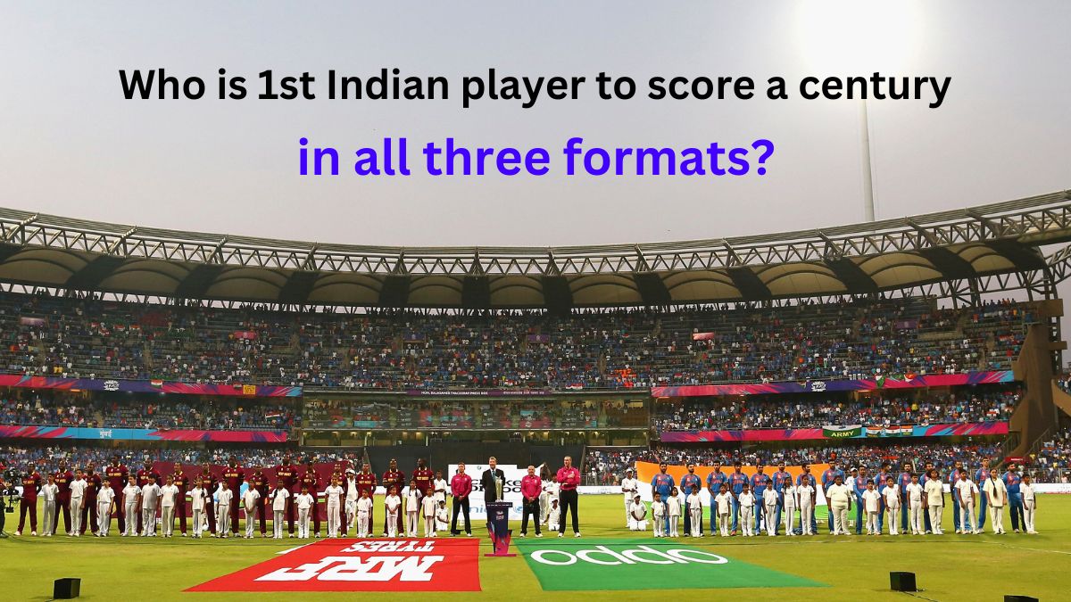 Who Is 1st Indian Player To Score Century In All Three Formats? – India TV