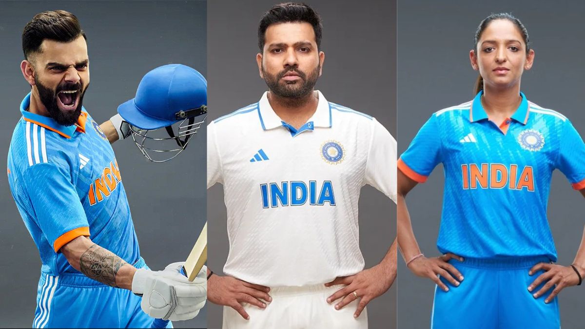 India's jersey for ODI World Cup 2023 officially unveiled by Adidas - India  Today
