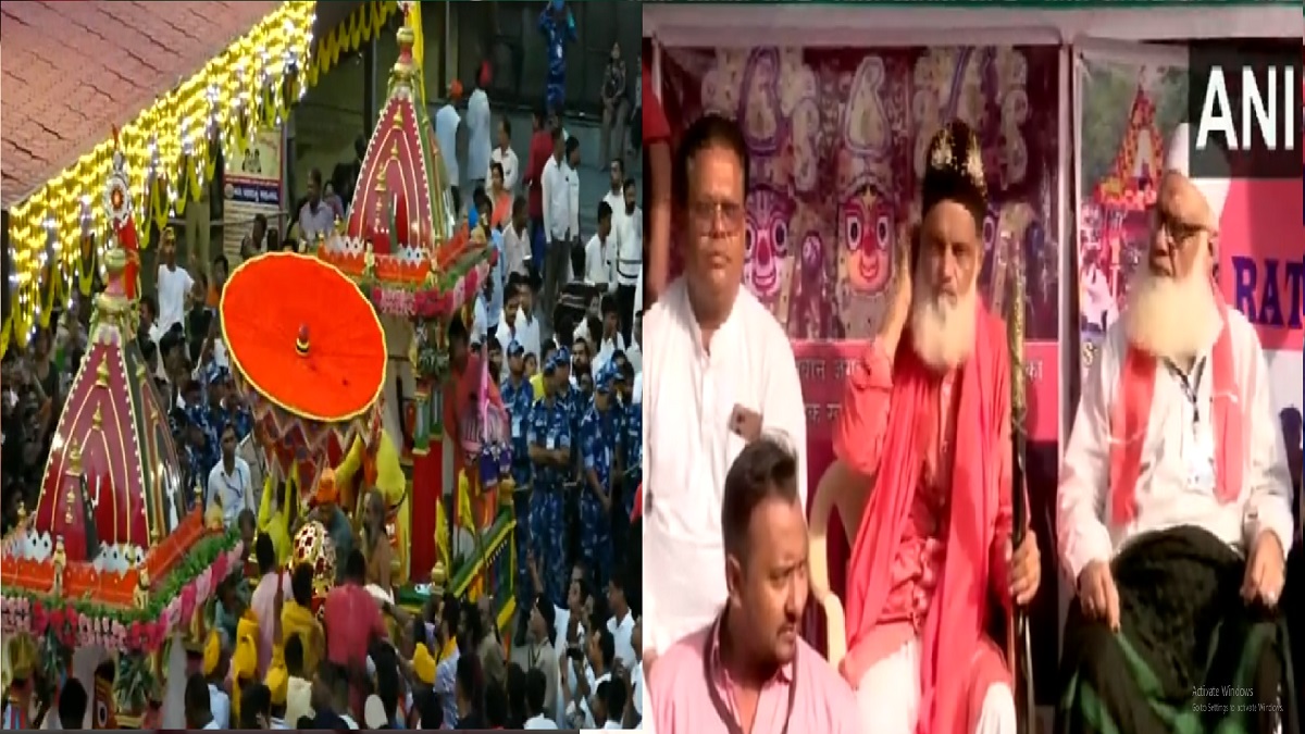 Jagannath Yatra 2023: Members of Muslim community welcome procession in Ahmedabad- WATCH