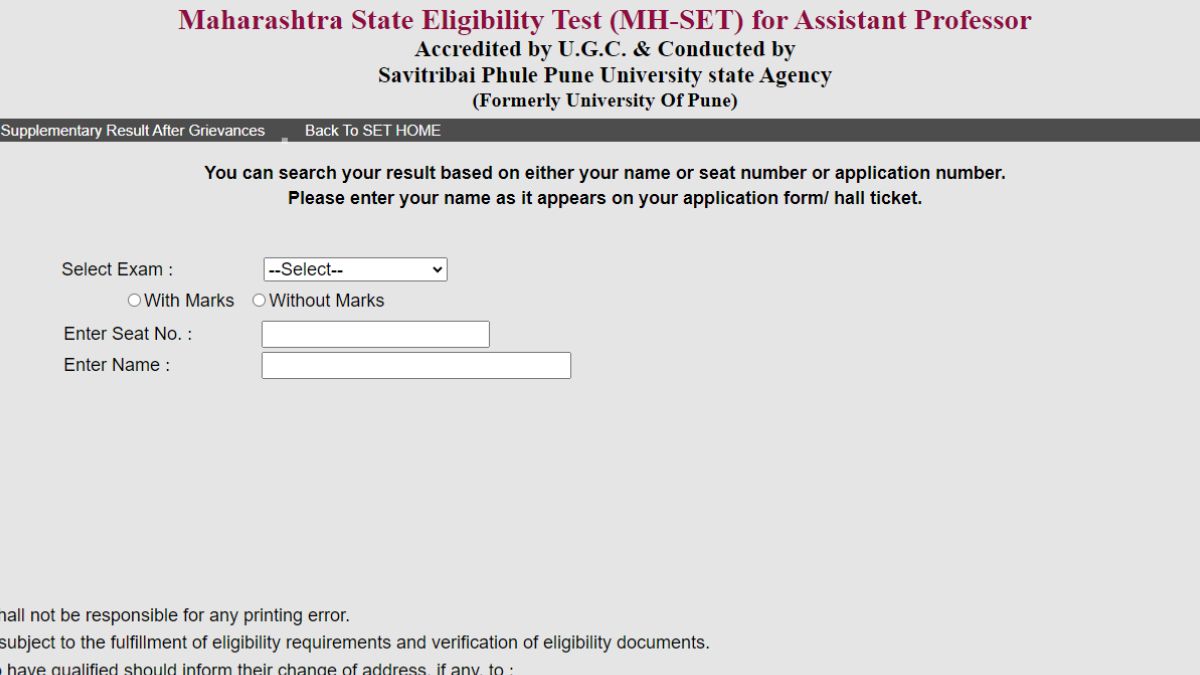 Maharashtra SET 2023 result, final answer keys out, Here's direct links