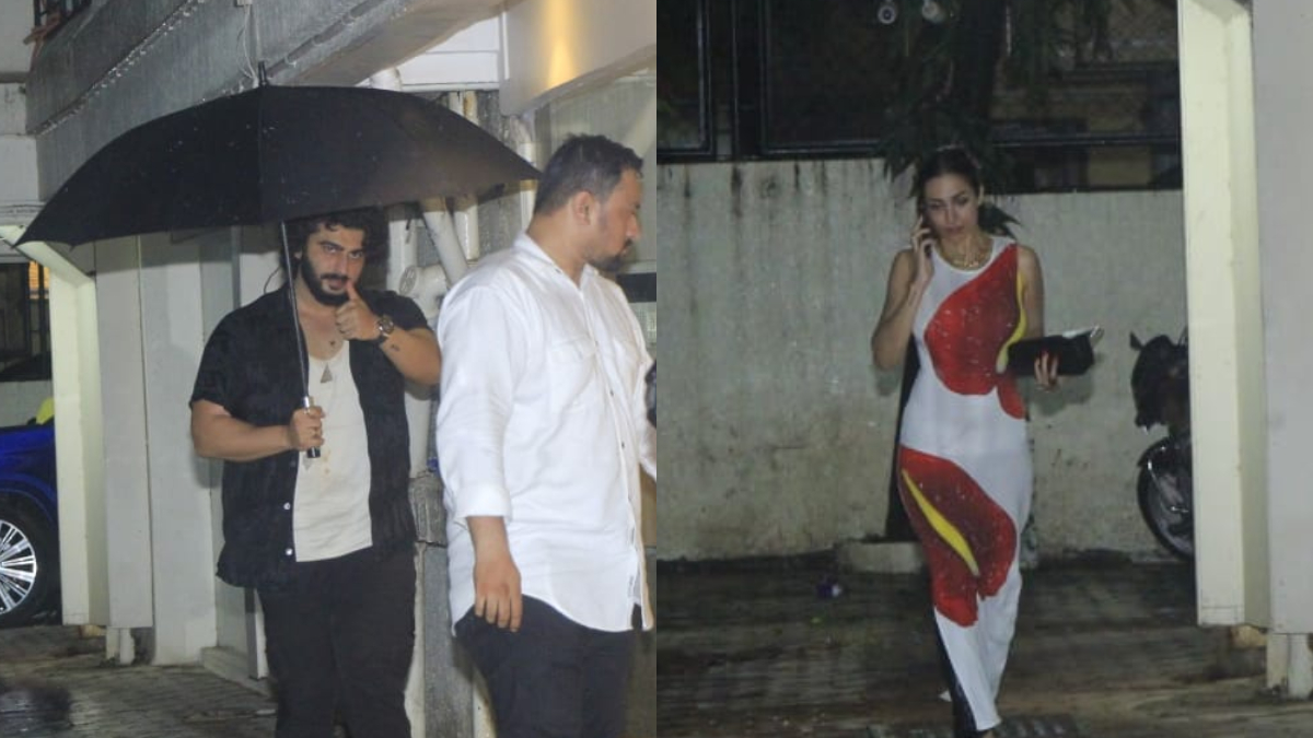 Watch video of Malaika Arora visiting Arjun Kapoor’s house to celebrate his 38th birthday