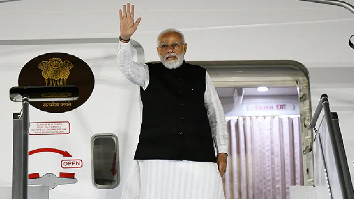 Prime Minister Shri Narendra Modi arrived in the vibrant city of