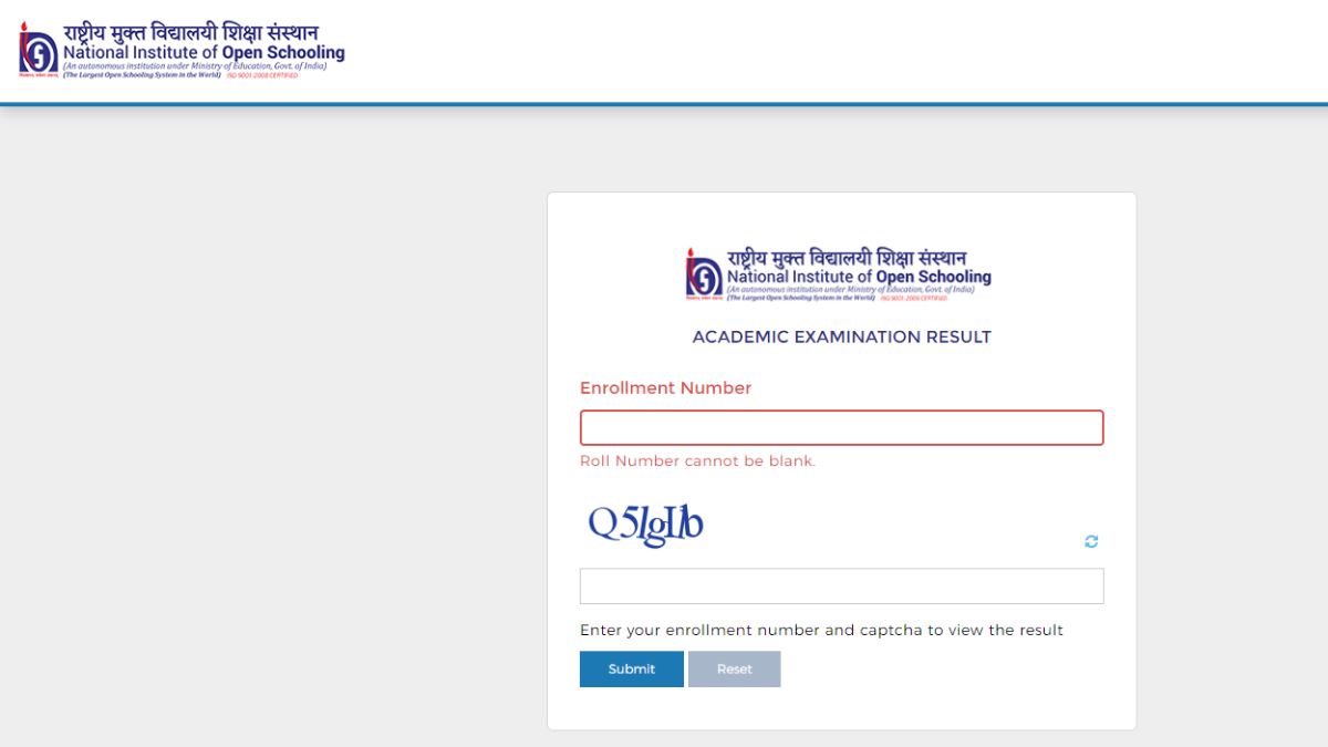 NIOS Class 12th result 2023 out on nios.ac.in, Here's easy steps